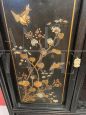 Antique Japanese bookcase cabinet from the Meiji period, 1870