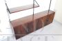 Italian design wall bookcase from the 60s