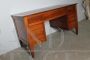 Antique Italian Lombard 18th century walnut center desk with drawers