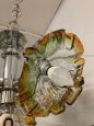 Mazzega chandelier from the 70s with 7 Murano glass flowers lights