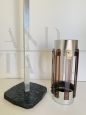 Vintage steel coat stand and umbrella stand set, 1970s