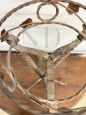 Art Nouveau plant stand in wrought iron from the early 1900s