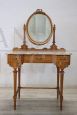 Refined dressing table with stool from the early 1900s        