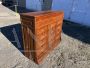 Antique office filing cabinet in oak with 12 drawers