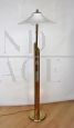 Art deco style floor lamp in brass, 1960s