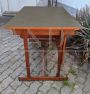 1950s design desk with eco-leather top