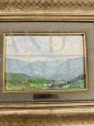 Pair of paintings signed Sarinè from the early 1900s with French landscapes                            