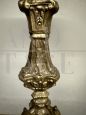 Splendid 18th century silver plated candlestick
