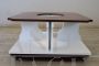 Italian mid-century square coffee table from the 1970s