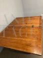Antique 19th century extendable folding table in cherrywood