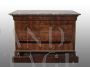 Antique Louis Philippe chest of drawers in briar walnut