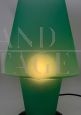 Egypt table lamp by Mazzega in green Murano glass, 1995