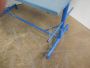 Industrial 70s blue shelves