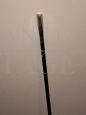 Walking stick in ebonized wood with silver handle