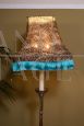 Floor lamp with animalier lampshade