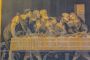 Antique print of the Last Supper by Leonardo Da Vinci, Italy 1800