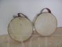 Pair of vintage Olimpia tambourines