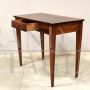 Directoire console table desk from Italy 18th century in walnut