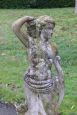 Classic garden statue with archer from the early 1900s