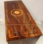 Antique Louis XVI chest of drawers in Rolo inlaid walnut, Italy 18th century