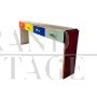 4 drawer colored glass console table with fish handles