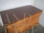 Vintage typographer's wooden industrial chest of drawers