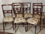 Set of 6 vintage 1950s chairs designed by Paolo Buffa