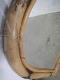 Vintage 1960s bamboo mirror