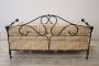 Antique sofa in wrought iron from the late 19th century