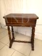 Antique sewing table from the end of the 19th century