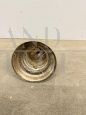 Vintage silver metal money box bell, 20th century