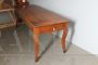 Antique extendable Provencal refectory table in cherry wood, 1770