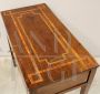 Antique Louis XVI era console table in inlaid walnut, Italy 18th century