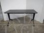 Arco office table or desk by Olivetti with leather top                 
                            