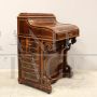 Antique English Davenport desk in inlaid rosewood from the 19th century