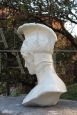 Bust of Achilles sculpture in plaster, Italy 1950s