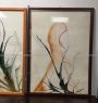 Pair of abstract paintings by Stefano Colombo, 1970s