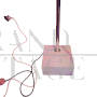 Arc lamp with marble base in the style of Castiglioni
