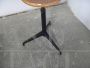 Fixed round vintage three-legged stool, 1960s