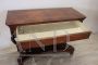 Antique Charles X console in walnut, first half of the 19th century