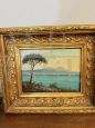 Pair of late 19th-century paintings depicting Neapolitan seascapes                            