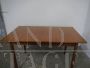 Vintage extendable table in wood and formica, 1970s
