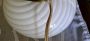 Murano La Murrina white lamp with brass base from the 70s