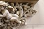 Baroque style consoles shelves with leaves and cherubs, recently manufactured