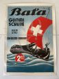 Original 1930s Bata shoes advertising poster