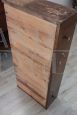 Antique Louis XVI style chest of drawers in inlaid walnut