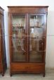 Pair of restored 19th century antique walnut bookcases