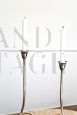 Sheffield silver candelabra, Italy 1970s