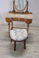 Refined dressing table with stool from the early 1900s