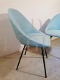 Pair of vintage chairs armchairs by Rossi di Albizzate